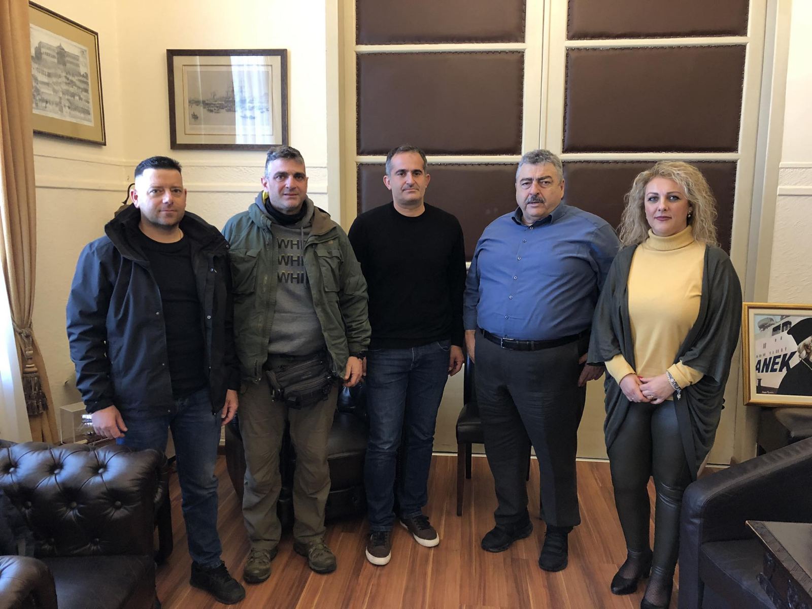 Συνάντηση Καλογερή με την Ένωση Αστυνομικών Υπαλλήλων Χανίων