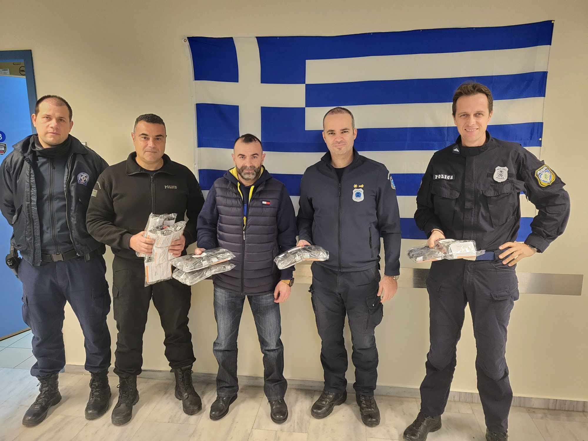 Μία σημαντική δωρεά στους αστυνομικούς του Ηρακλείου