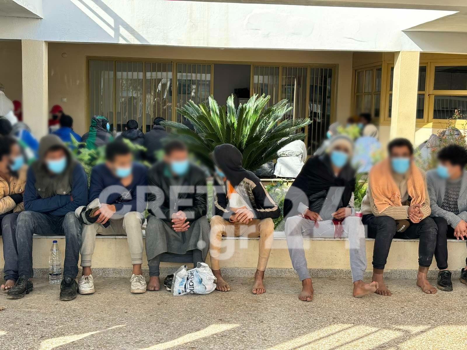 Στο Ηράκλειο οι 42 μετανάστες που εντοπίστηκαν στα νότια του νησιού