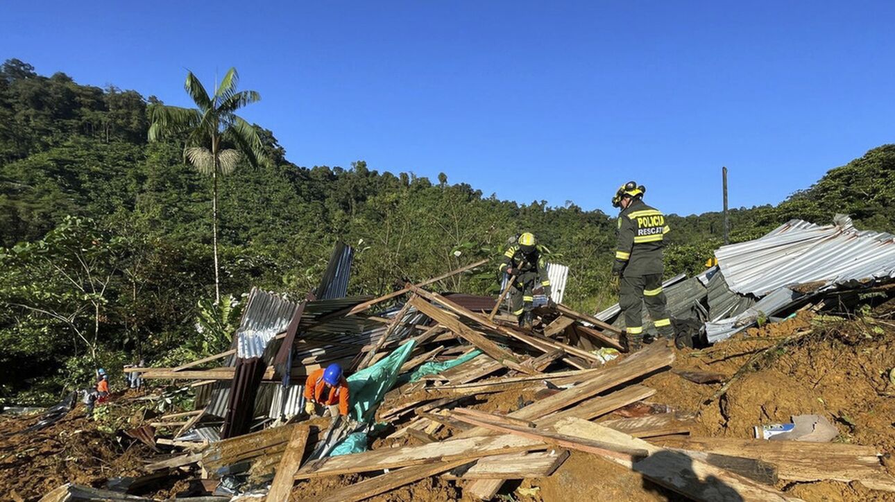Κολομβία: 36 νεκροί και επτά αγνοούμενοι από τις κατολισθήσεις