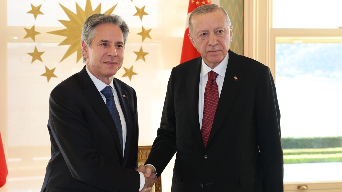Μετά τον Φιντάν ο Μπλίνκεν συναντήθηκε και με τον Ερντογάν
