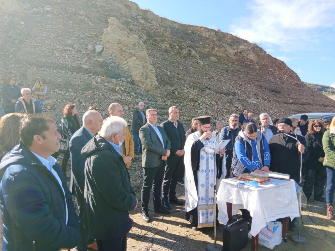 Στο φράγμα του Αποσελέμη για τα Θεοφάνια ο Χ. Μαμουλάκης