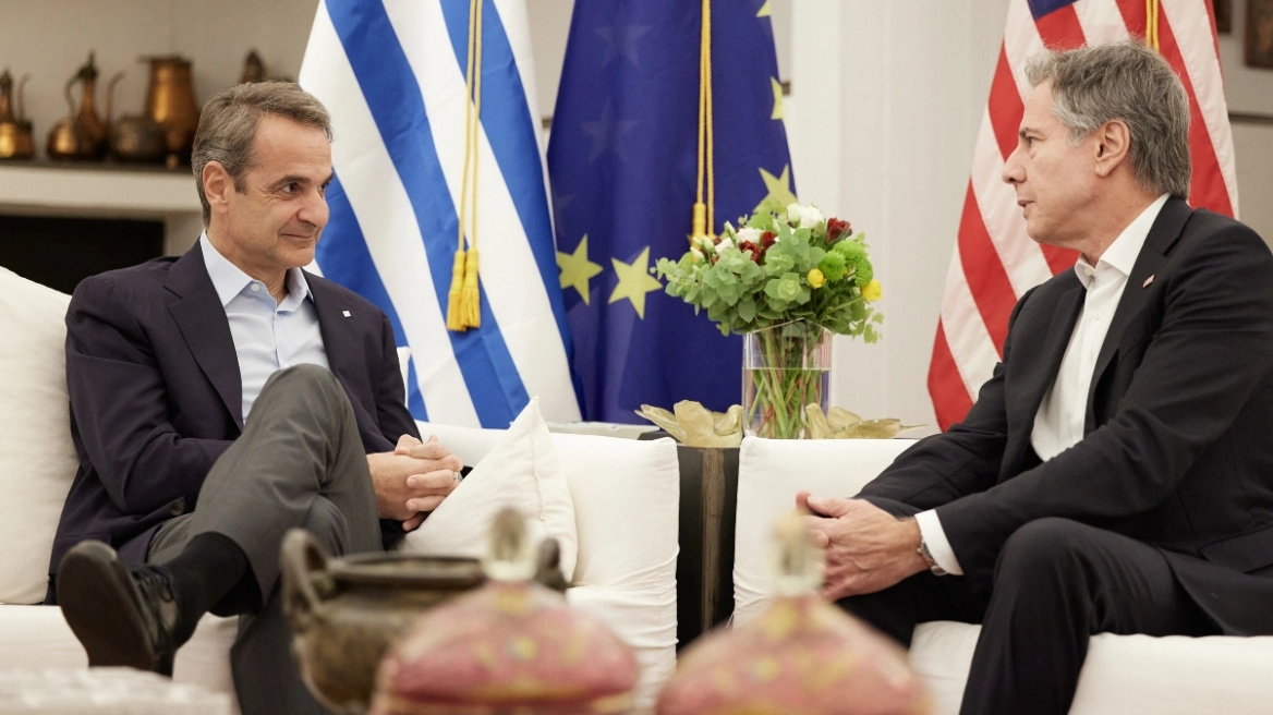 Επικοινωνία Μητσοτάκη με Μπλίνκεν για τη Γάζα και την Ερυθρά Θάλασσα