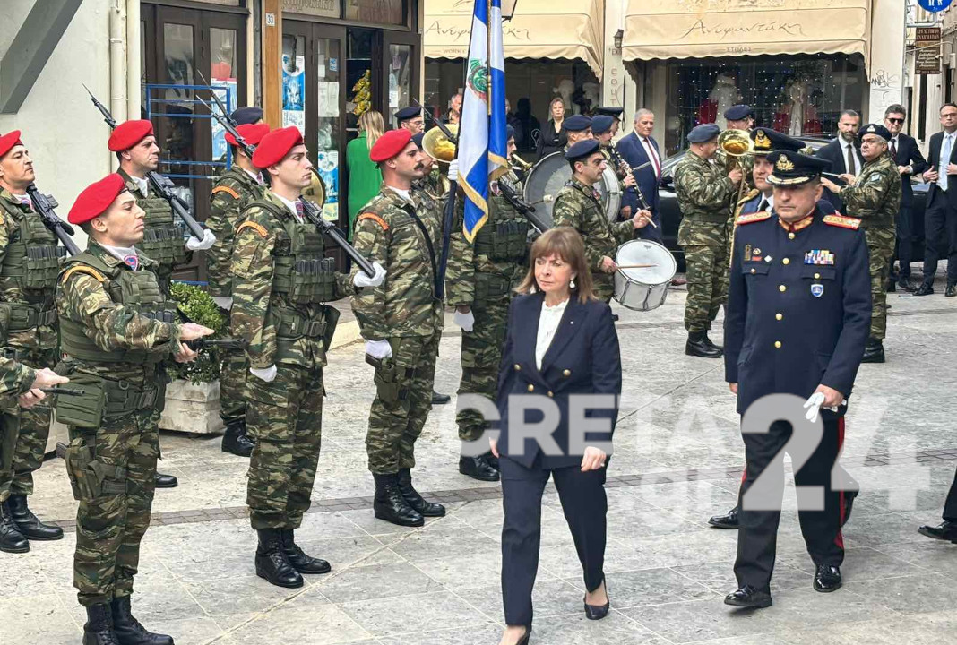 Στο Ρέθυμνο για τα Θεοφάνια η Πρόεδρος της Δημοκρατίας