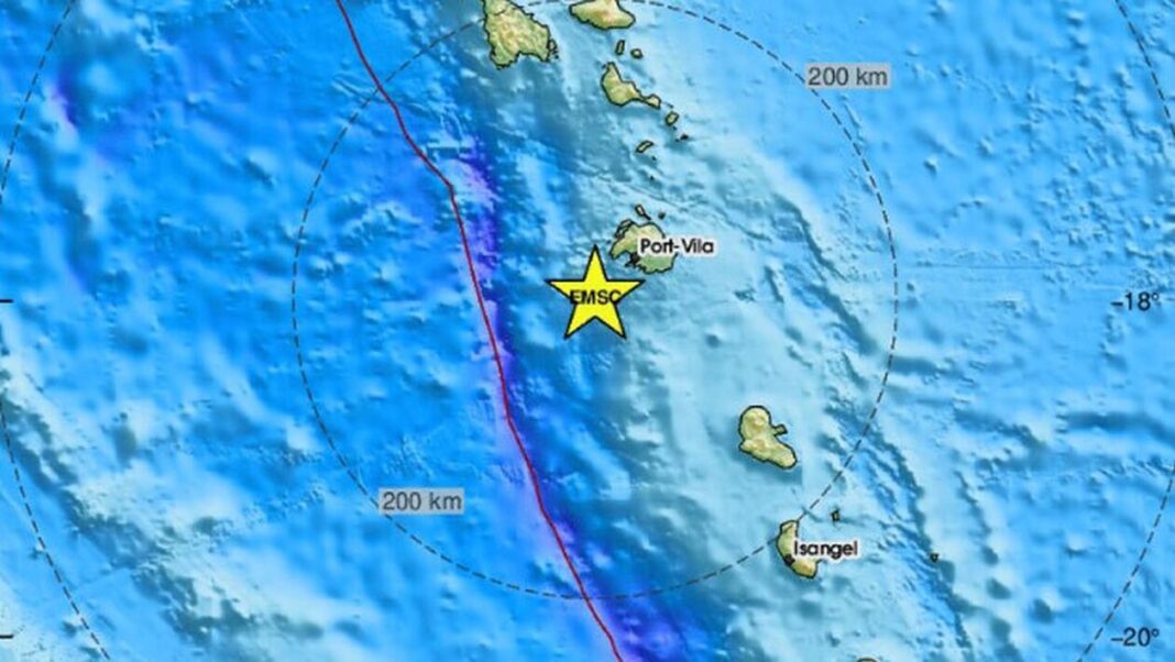 Σεισμός 6,3 βαθμών της κλίμακας Ρίχτερ στα νησιά Βανουάτου