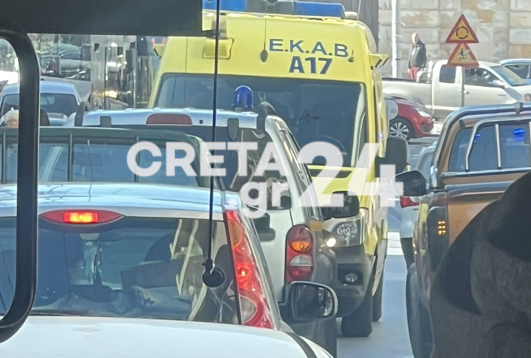 Hράκλειο: Αυτοκίνητο παρέσυρε πεζή στο κέντρο