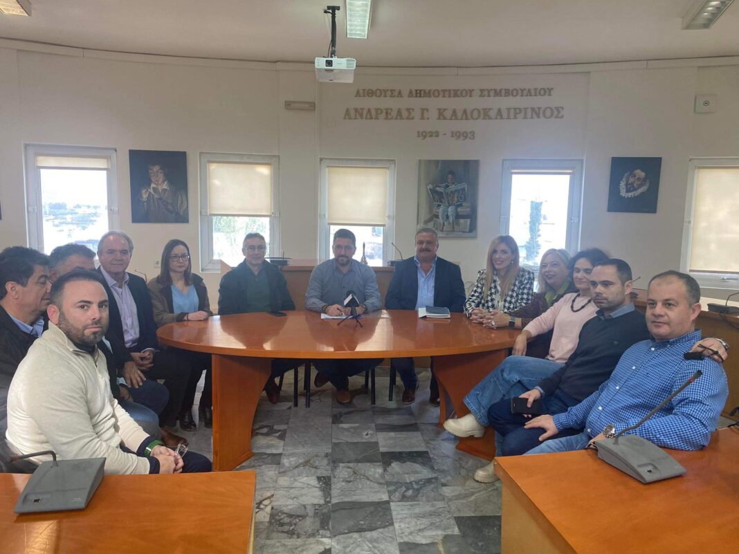 Ο Δήμαρχος Μαλεβιζίου Μεν. Μποκέας υπέγραψε τη σύμβαση για την ενεργειακή αναβάθμιση του Γυμνασίου Γαζίου