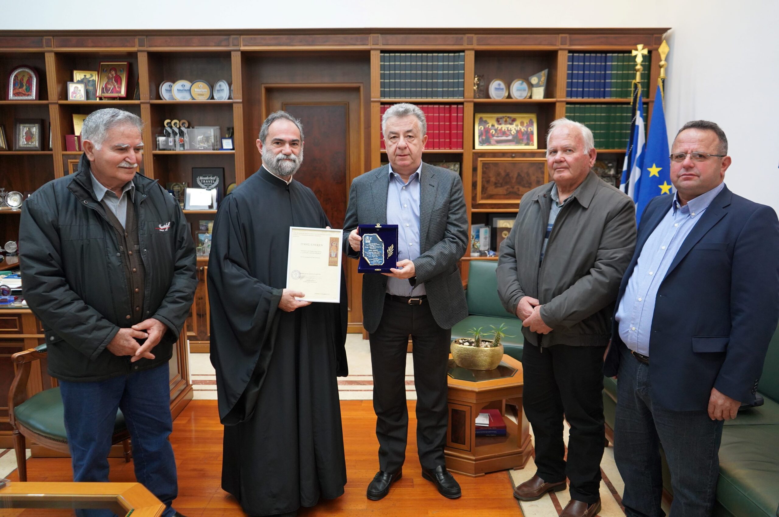 Ευχαριστίες Εκκλησιαστικού Συμβουλίου Νιπιδιτού για την στήριξη της Περιφέρειας Κρήτης στην συντήρηση ναού