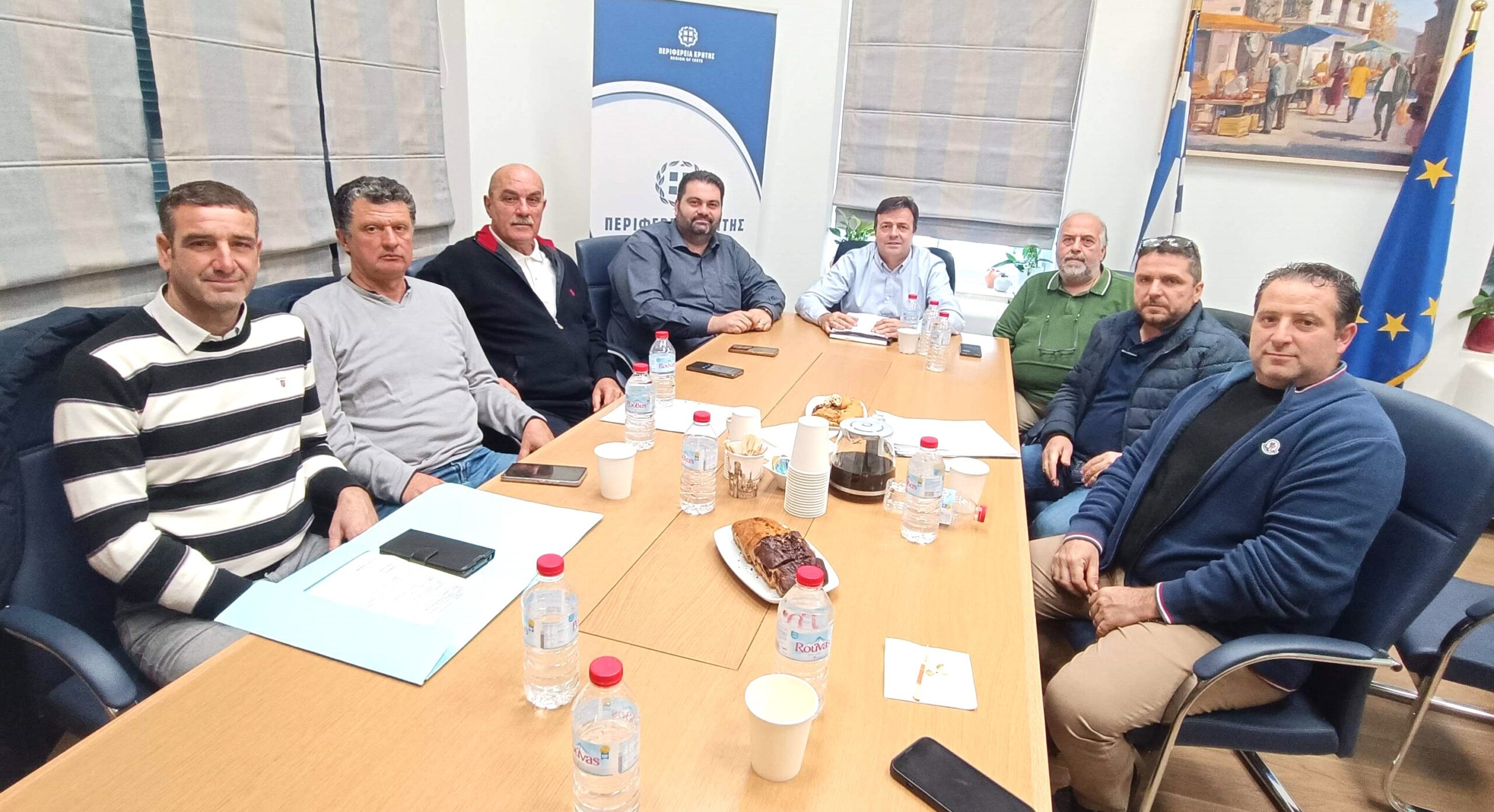 Σύσκεψη με θεσμικούς εκπροσώπους της δημοτικής κοινότητας Γοργολαϊνη