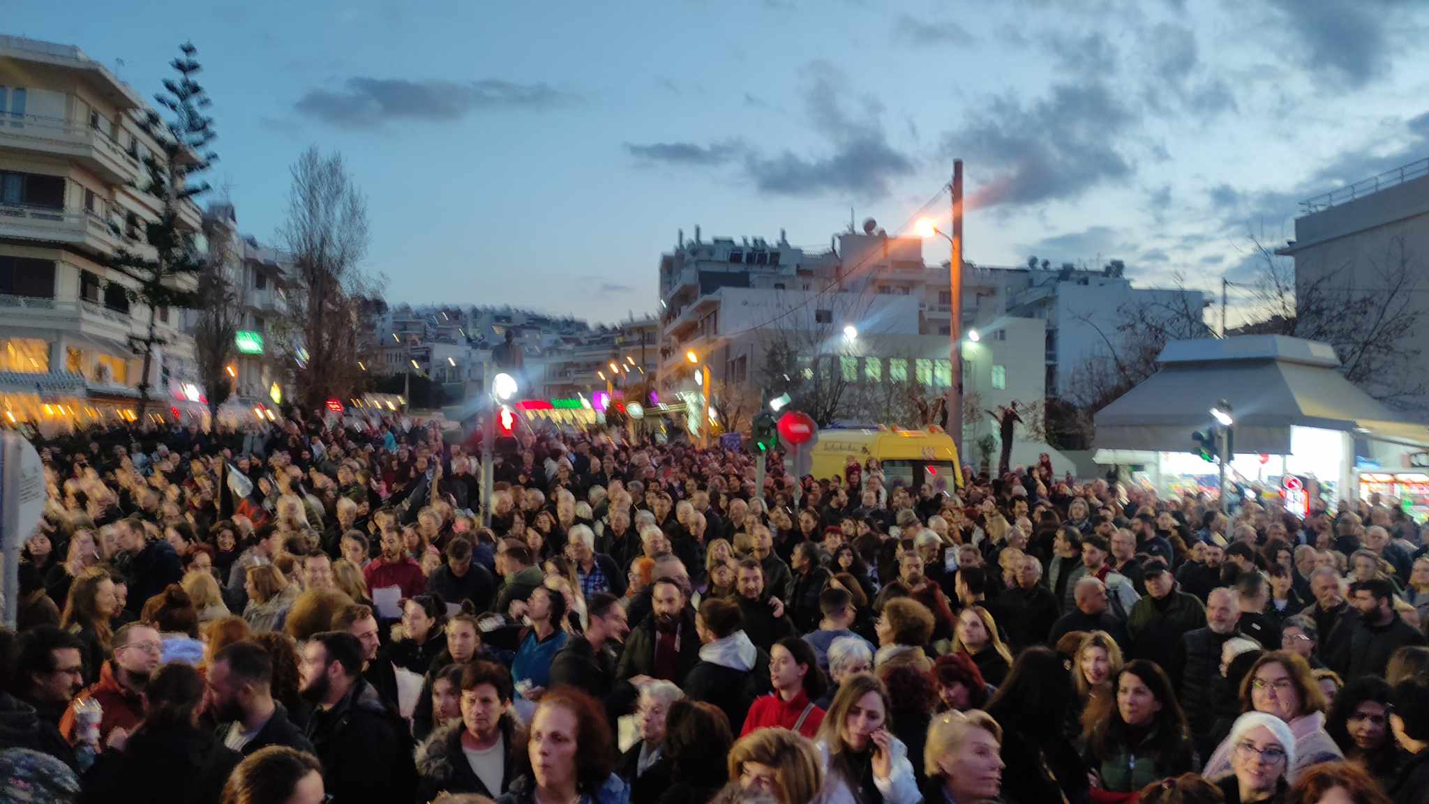 Τεράστια συμμετοχή στο συλλαλητήριο για την υγεία