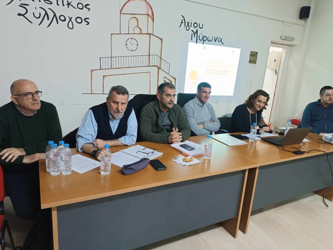 Στον Άγιο Μύρωνα η πρώτη συνάντηση του νέου κύκλου επισκέψεων στην ενδοχώρα του Δήμου Ηρακλείου για το 2024