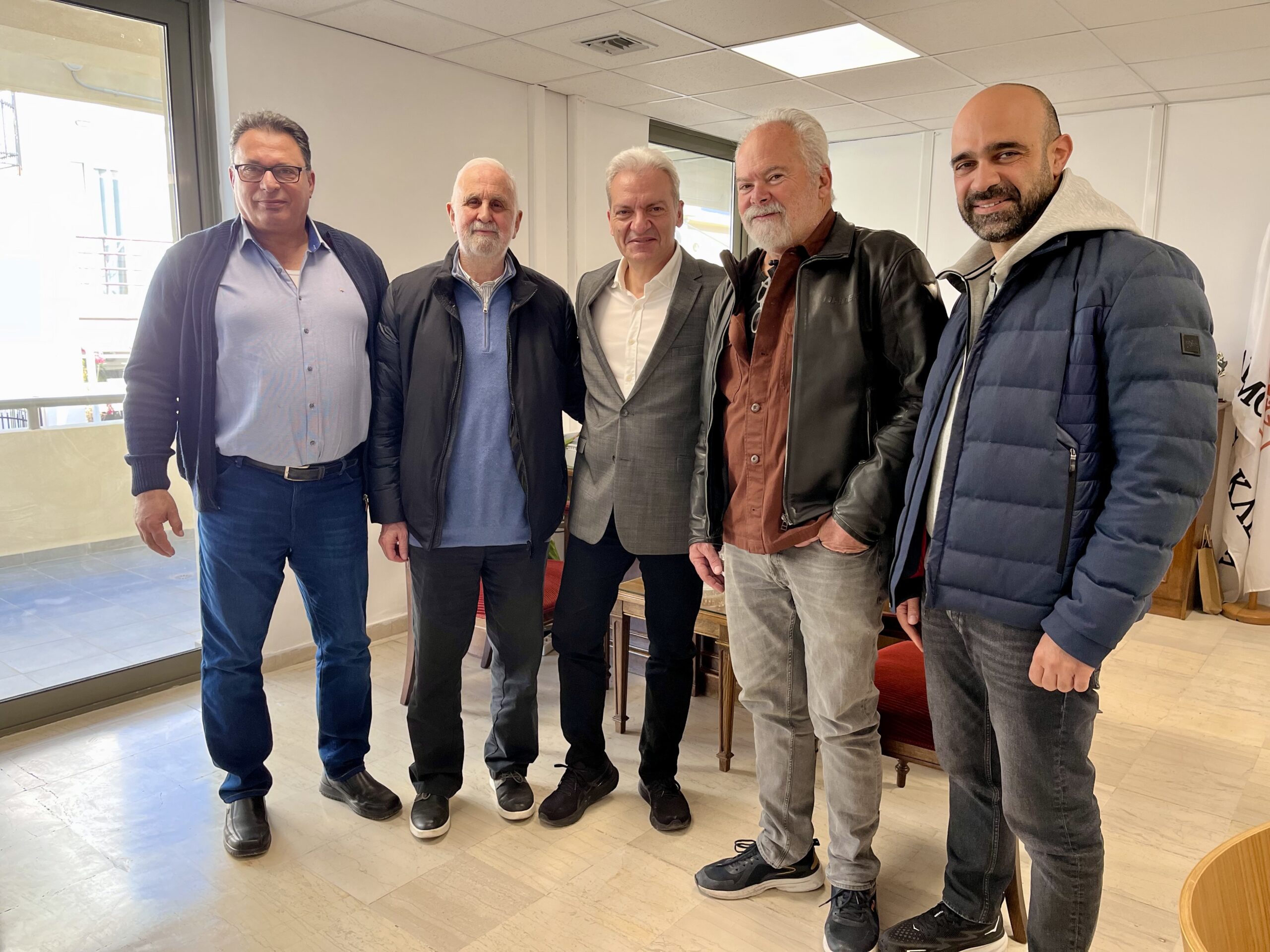 Συνάντηση του Δημάρχου Ηρακλείου με τους Προέδρους του Σωματείου Ιδιοκτητών  Σκαφών Αναψυχής Κρήτης «Νέαρχος» και του Ιστιοπλοϊκού Ομίλου Ηρακλείου