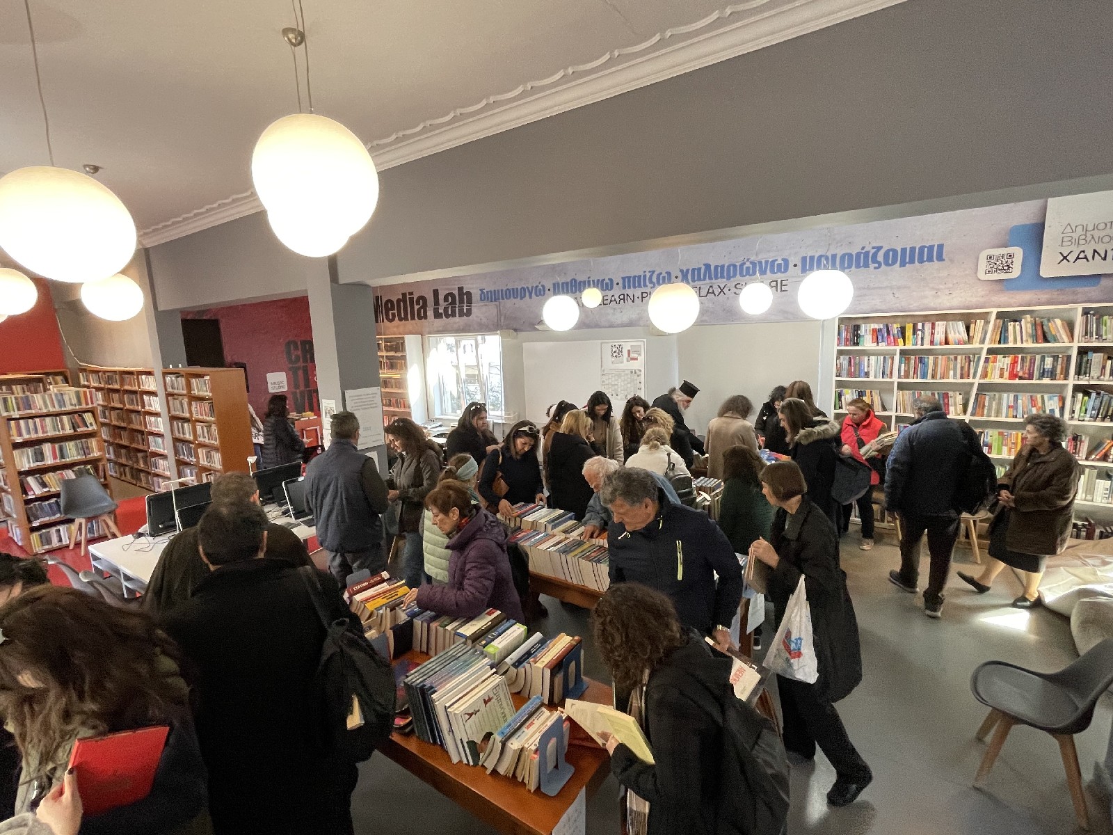 Ολοκληρώθηκε η δράση της Δημοτικής Βιβλιοθήκης Χανίων με περισσότερα από 700 βιβλία να βρίσκουν νέους αναγνώστες