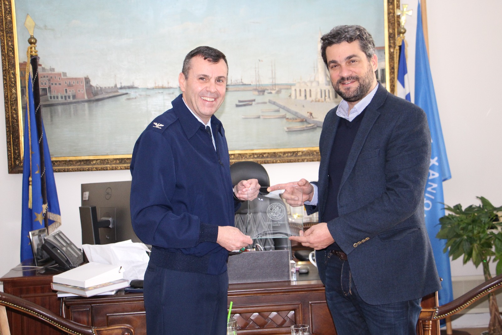 Στον Δήμαρχο Χανίων, το νέο επιτελείο του Αμερικανού Πρέσβη στην Αθήνα