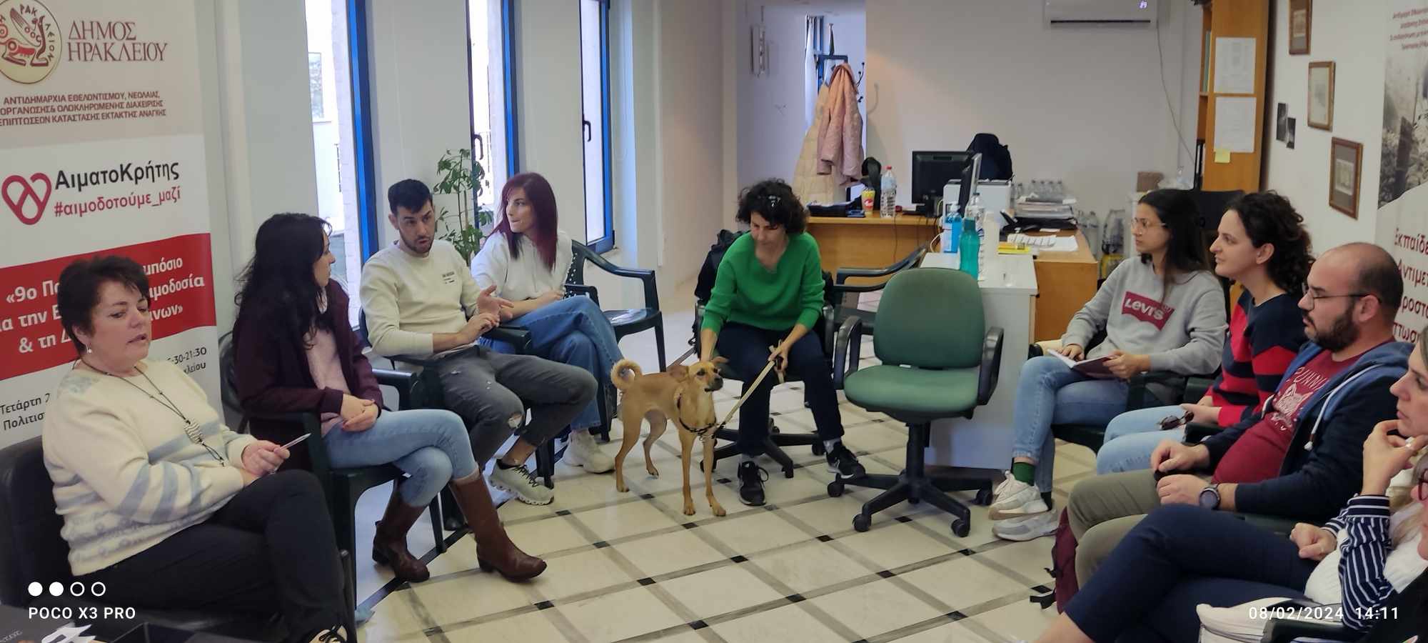 Εθελοντισμός και φιλοζωία, μαζί – Περίπατος με τα ζώα που φιλοξενούνται στο Δημοτικό Κυνοκομείο Ηρακλείου τις Κυριακές