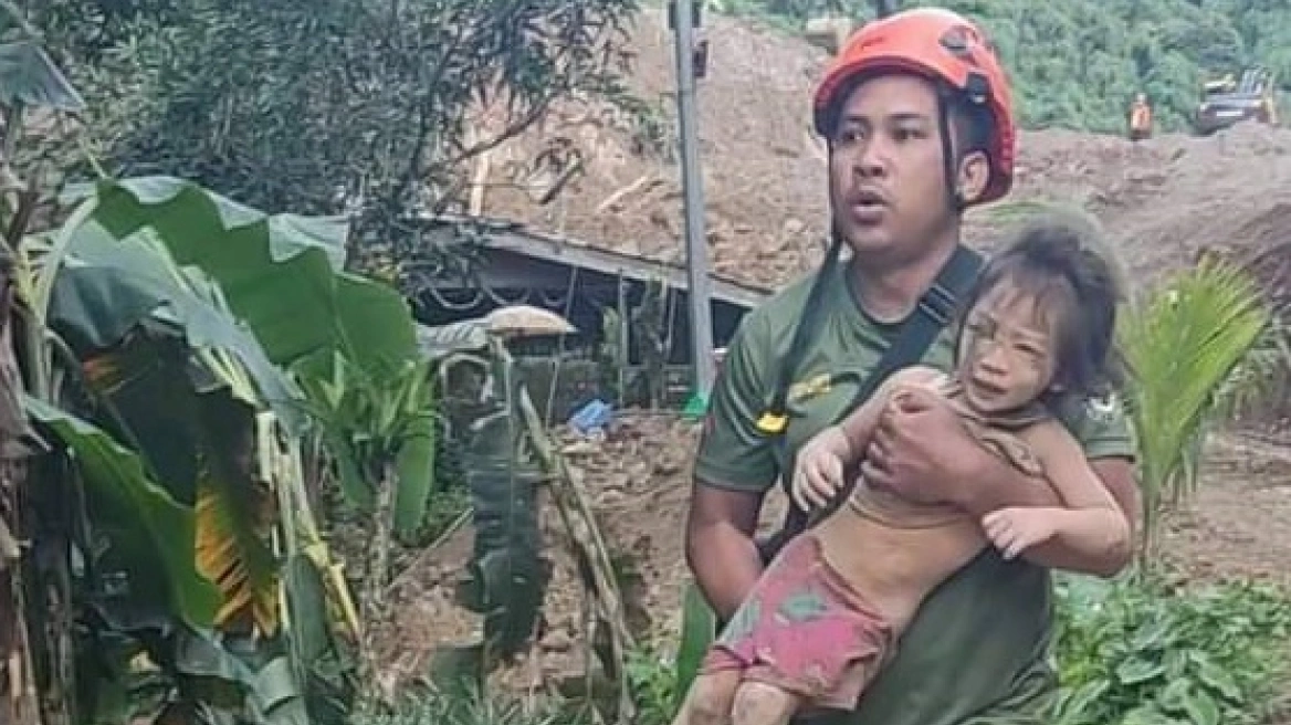 Φιλιππίνες: Βρήκαν ζωντανό κορίτσι 60 ώρες μετά από κατολίσθηση με 11 νεκρούς