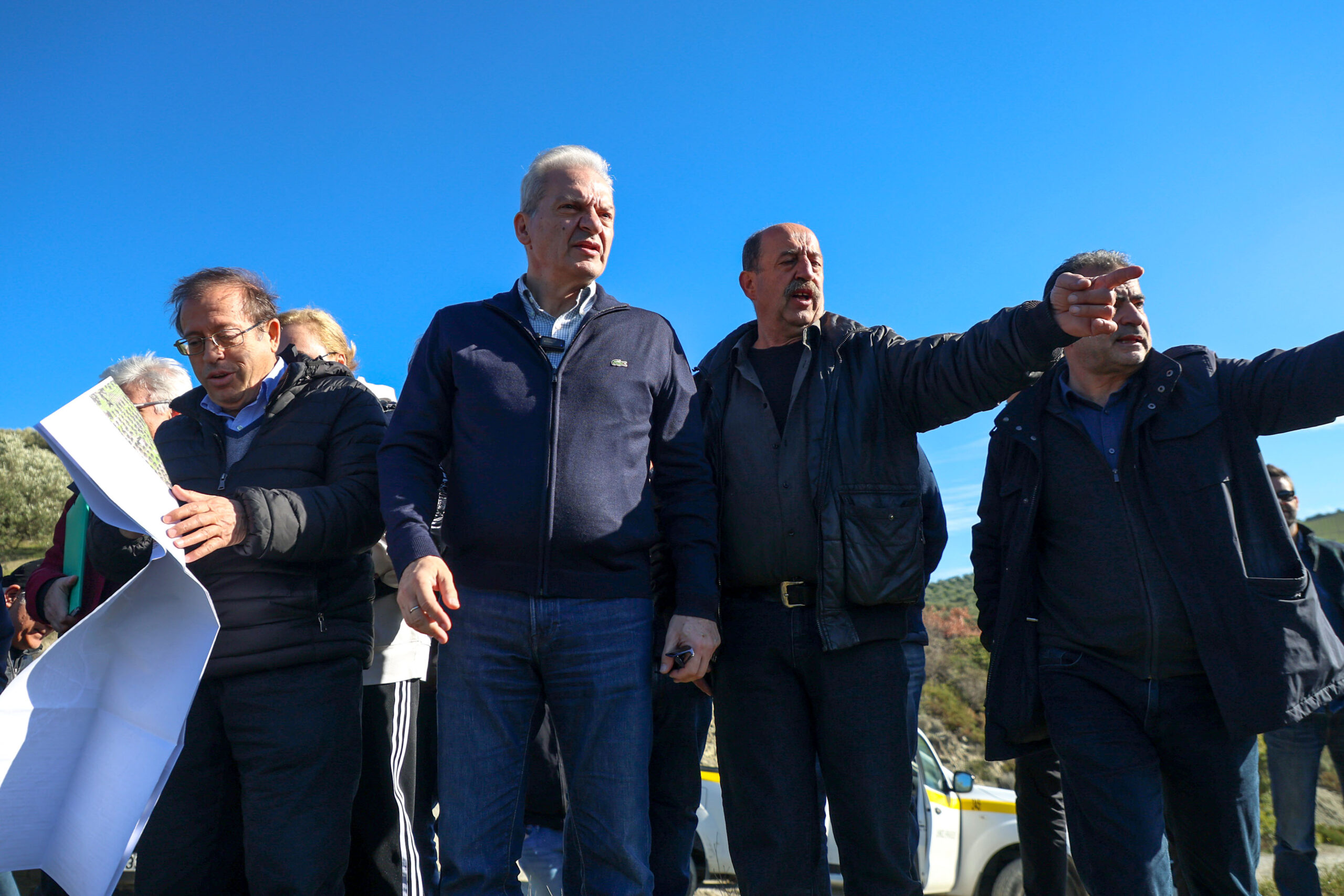 Στο χώρο που θα κατασκευαστεί το φράγμα Λαδούκου ο Δήμαρχος Ηρακλείου