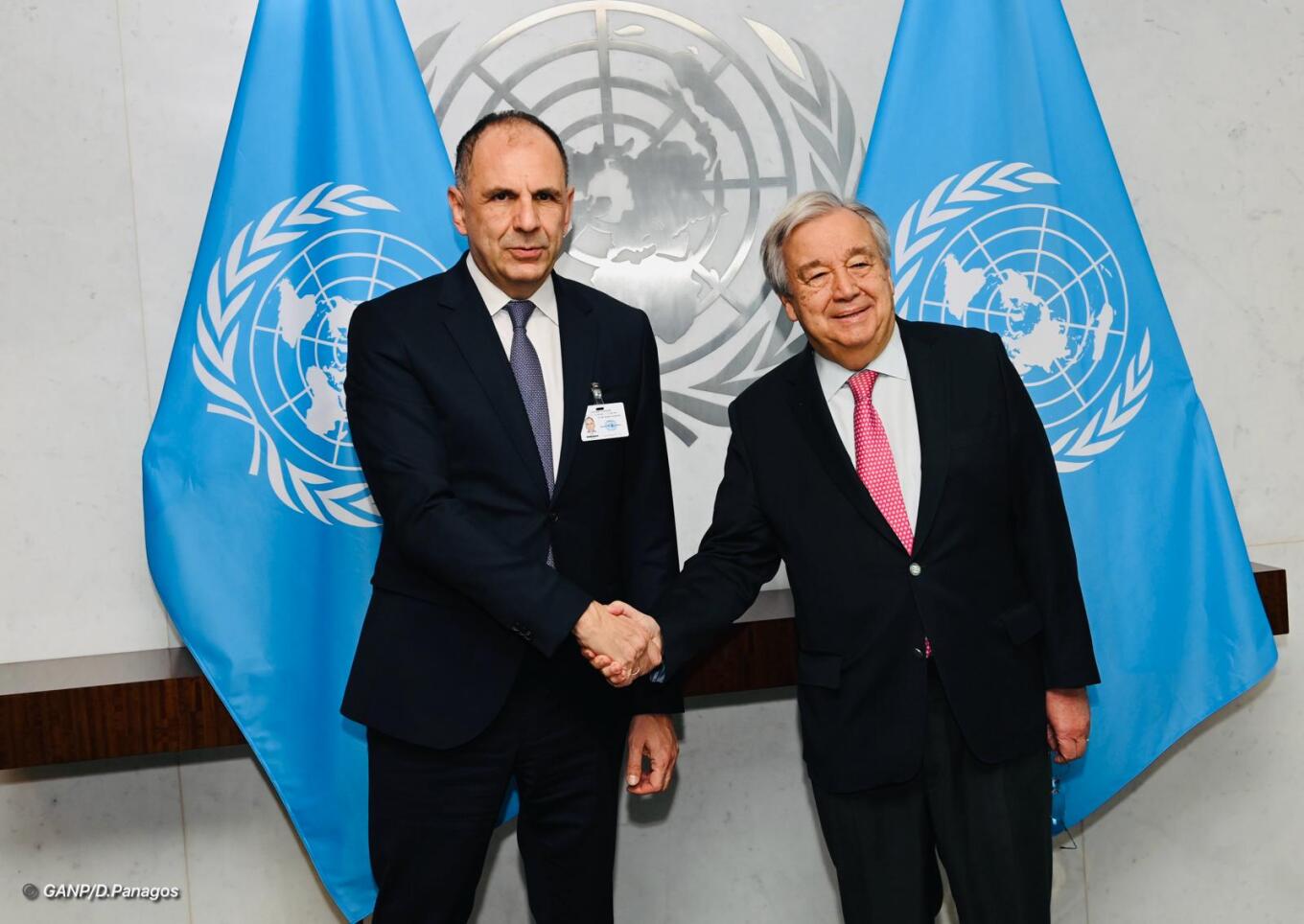 Συνάντηση Γεραπετρίτη - Γκουτέρες: Να αξιοποιηθεί η συγκυρία για το Κυπριακό