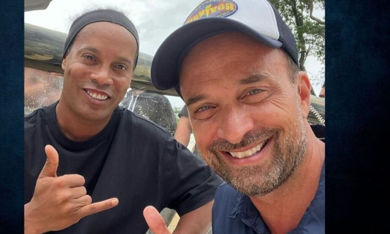 Γιώργος Λιανός: Η φωτογραφία που ανέβασε με τον Ροναλντίνιο πριν το παιχνίδι στο Survivor