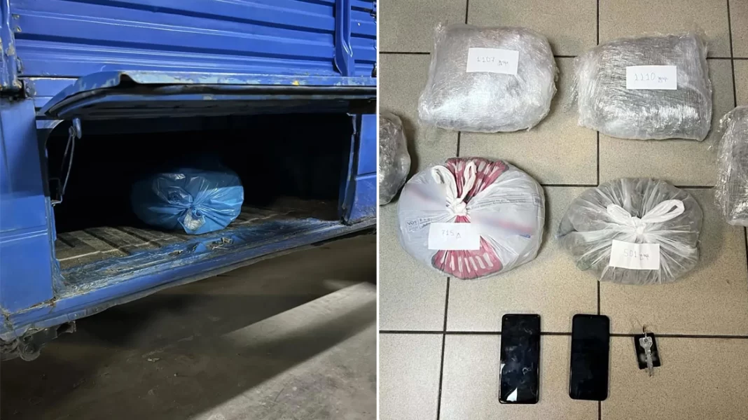 Δείτε πού έκρυβε 5,5 κιλά κάνναβης οδηγός φορτηγού που συνελήφθη