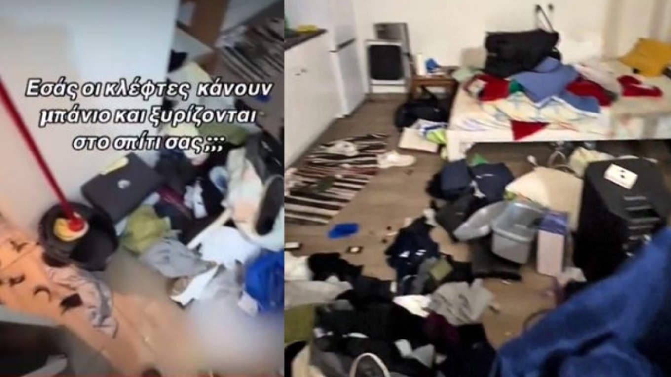 Παίζει να μπήκαν μόνο αν τους κυνηγούσαν, λέει ο ιδιοκτήτης του σπιτιού για τους διαρρήκτες που κουρεύτηκαν και έκαναν μπάνιο