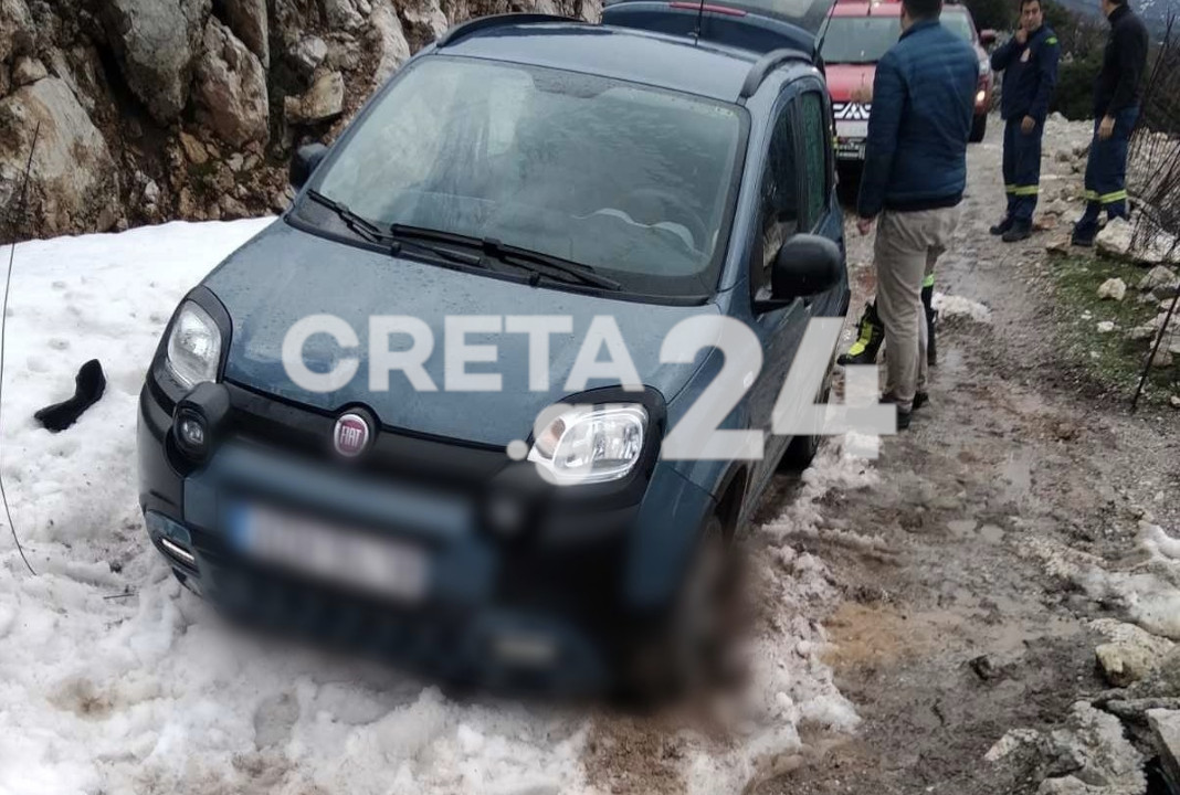 Κρήτη: Συναγερμός για ζευγάρι που εγκλωβίστηκε στα χιόνια