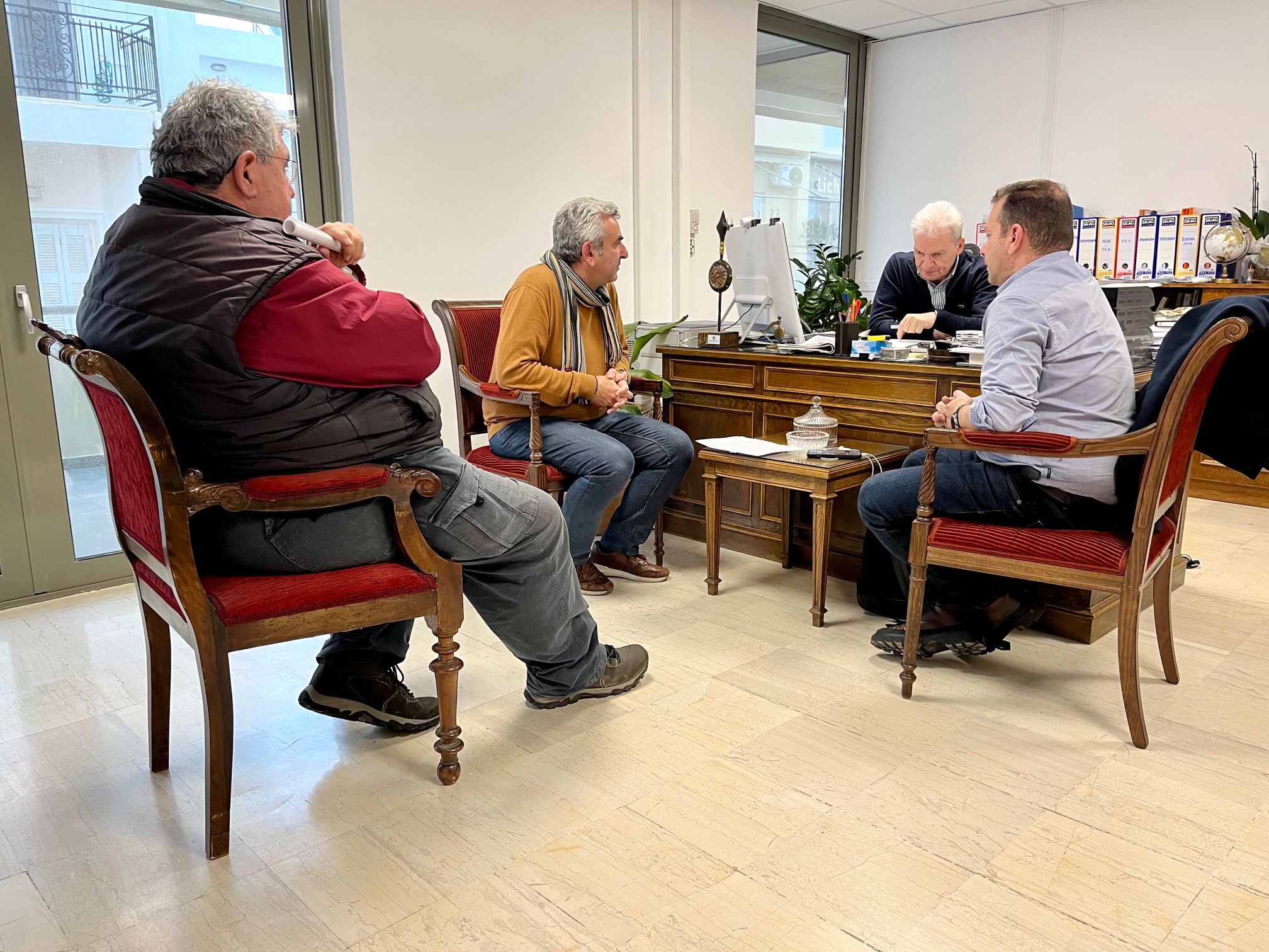 Το Παγκρήτιο Στάδιο στο επίκεντρο σύσκεψης με τον Δήμαρχο Αλέξη Καλοκαιρινό