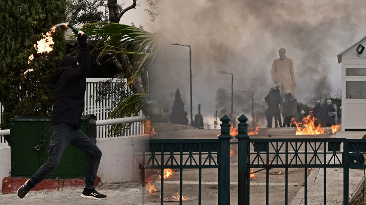 Επεισόδια στο Σύνταγμα, μολότοφ στο προαύλιο της Βουλής - Μάχες σώμα με σώμα στην Ομόνοια