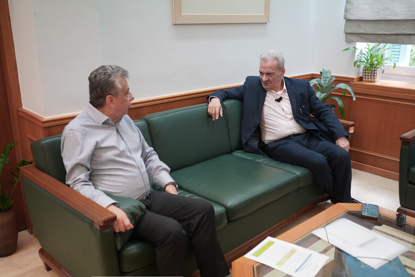 Συνάντηση Περιφερειάρχη Κρήτης με τον Δήμαρχο Ηρακλείου