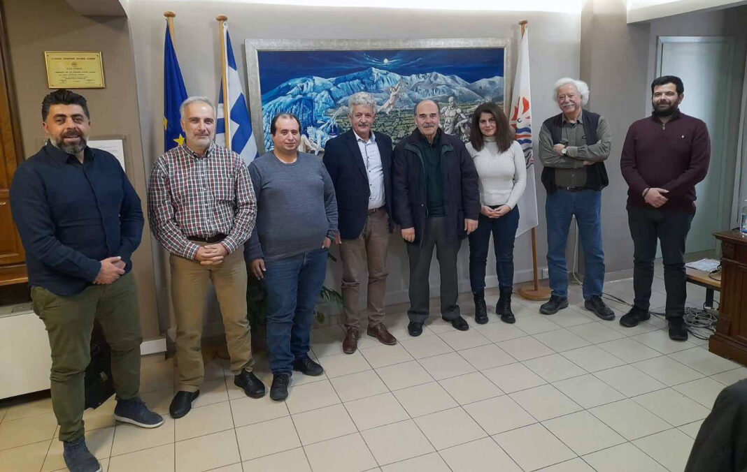 Συνάντηση στο Δήμο Οροπεδίου Λασιθίου για ενεργειακά έργα στην περιοχή