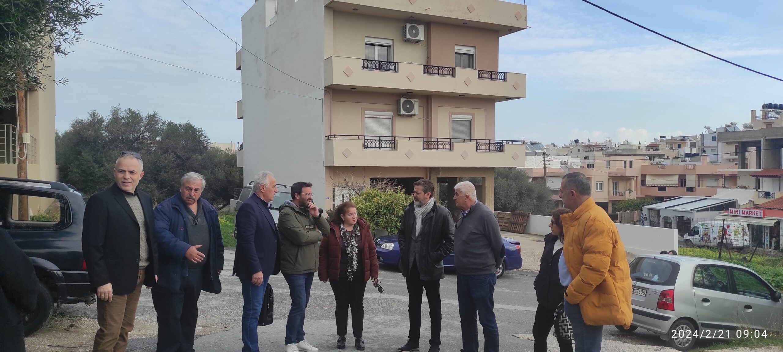 Επίσκεψη των Αντιδημάρχων Παιδείας και Τεχνικών Έργων σε Σχολικές Μονάδες του Δήμου Ηρακλείου