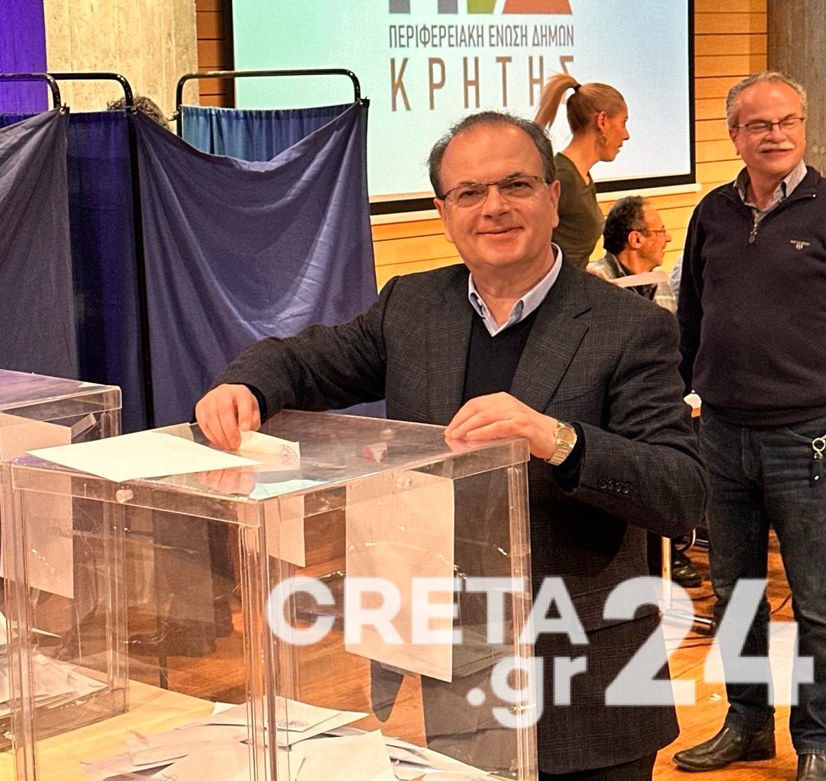 Νικητής ο Γιώργος Μαρινάκης στις εκλογές της ΠΕΔ Κρήτης