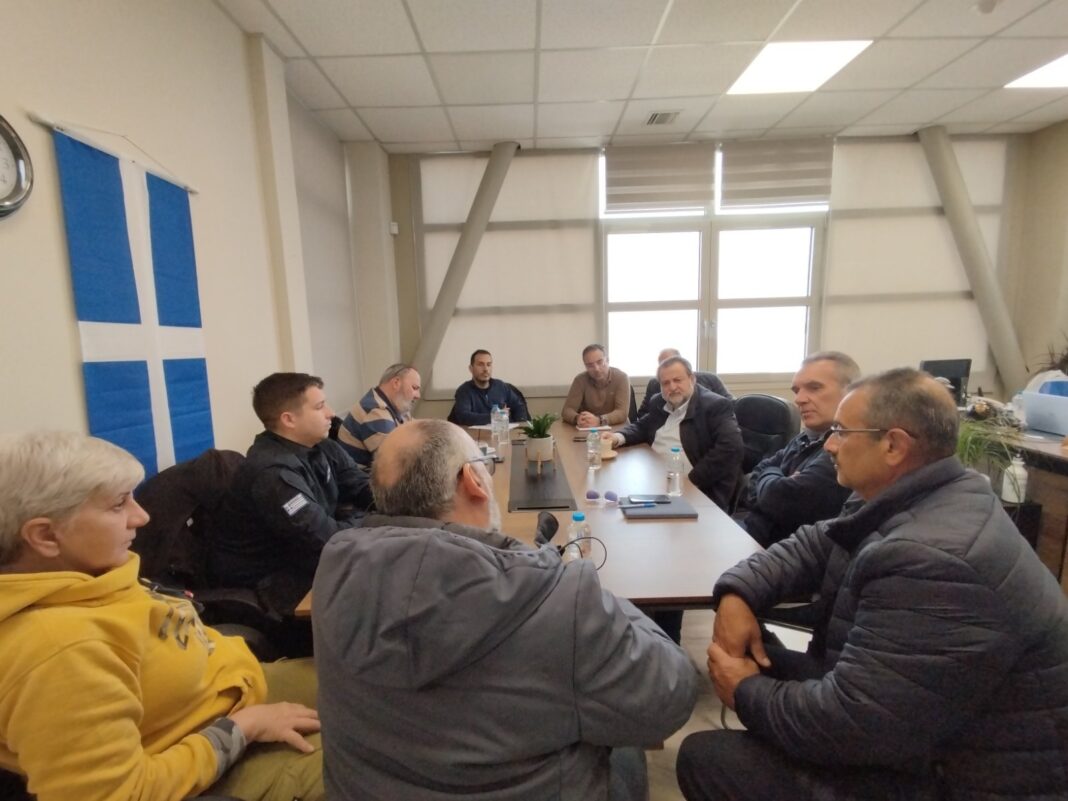 Στο επίκεντρο το πρόβλημα της διέλευσης βαρέων οχημάτων μέσα από το Αρκαλοχώρι και η ανάγκη επίσπευσης κατασκευής του κόμβου για την αποφυγή πρόκλησης τροχαίων ατυχημάτων