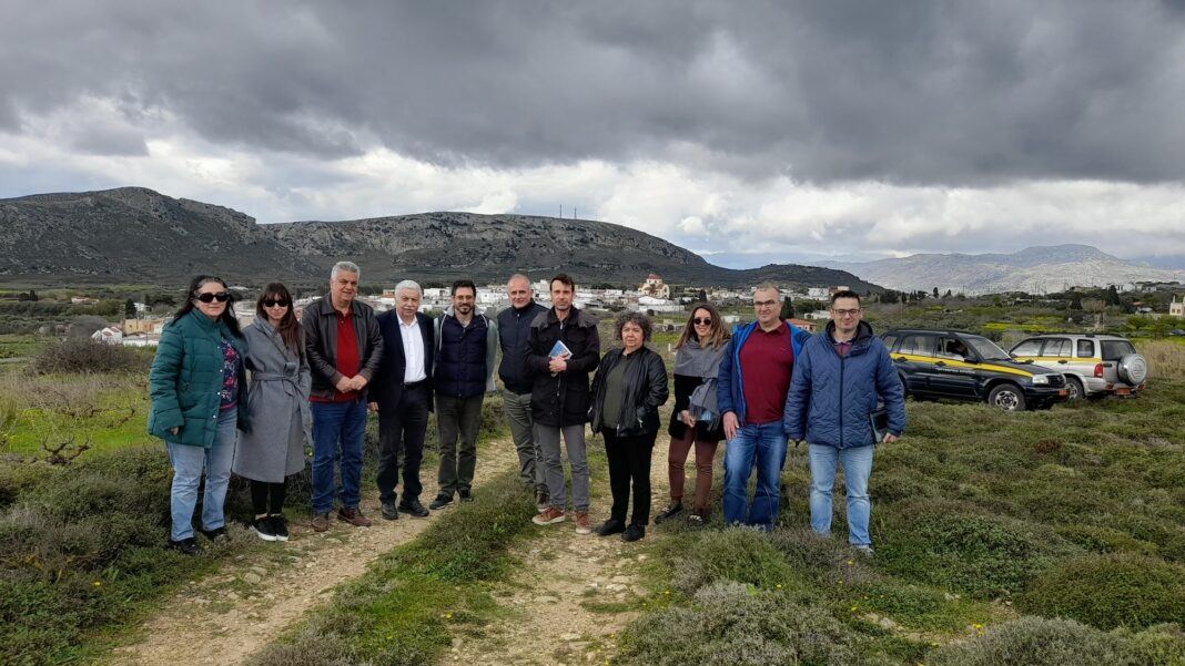 Αυτοψία της Επιτροπής Περιβάλλοντος & Χωροταξίας για την ΜΠΕ του έργου ΑΣΠΗΕ στις θέσεις Πλαγιές, Χαντριανή Κεφάλα και Δρούπι στη Σητεία