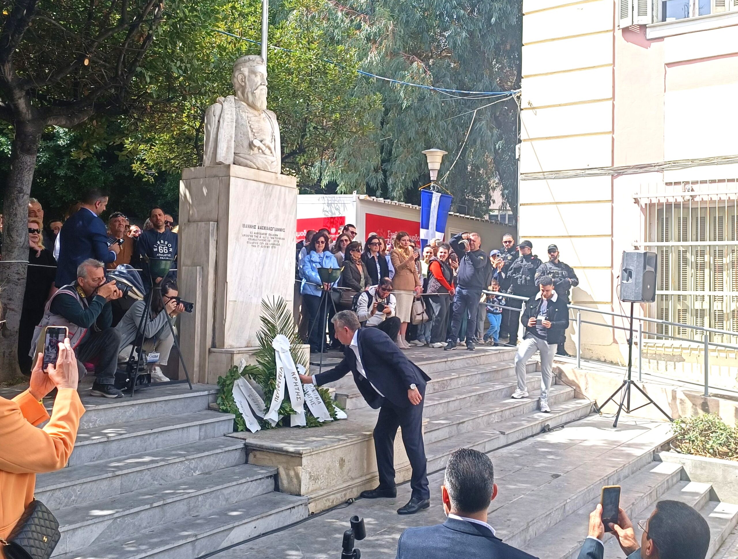 Εκδηλώσεις τιμής και μνήμης από την Περιφέρεια Κρήτης -Περιφερειακή Ενότητα Ηρακλείου για την Εθνική Επέτειο της 25ης Μαρτίου 1821