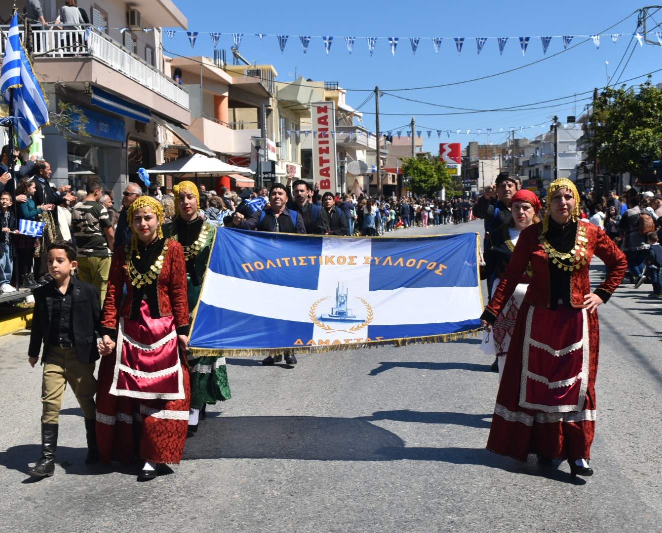 Με την παρέλαση στο Γάζι στις 12.00 κορυφώνονται οι εκδηλώσεις για τον εορτασμό της Εθνικής Επετείου 25ης Μαρτίου 1821 στο Δήμο Μαλεβιζίου