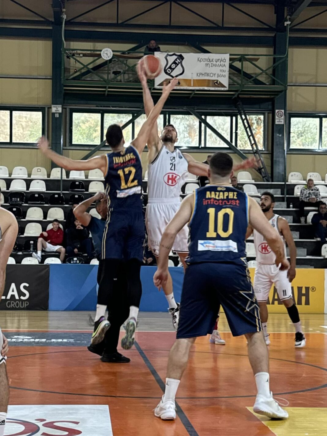 Επέστρεψε στις νίκες ο μπασκετικός ΟΦΗ, 79-75 τον Έσπερο