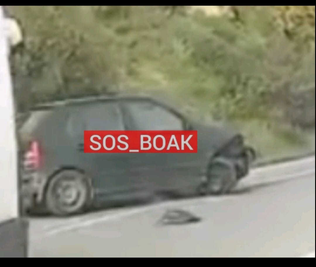 Βίντεο-σοκ από τροχαίο στον ΒΟΑΚ: Καρέ καρέ η τρελή πορεία αυτοκινήτου