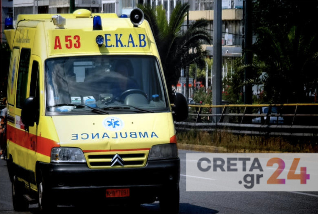 Τροχαίο ατύχημα στο Ηράκλειο - Στο νοσοκομείο δύο άτομα