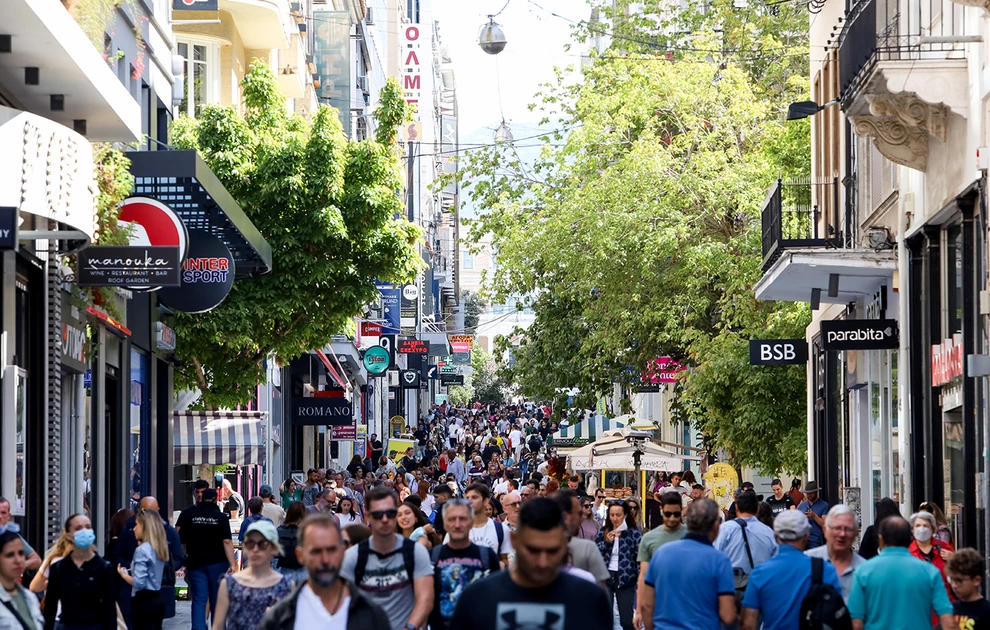 ΕΛΣΤΑΤ: Πτώση 8,9% στον όγκο των πωλήσεων στο λιανικό εμπόριο τον Ιανουάριο