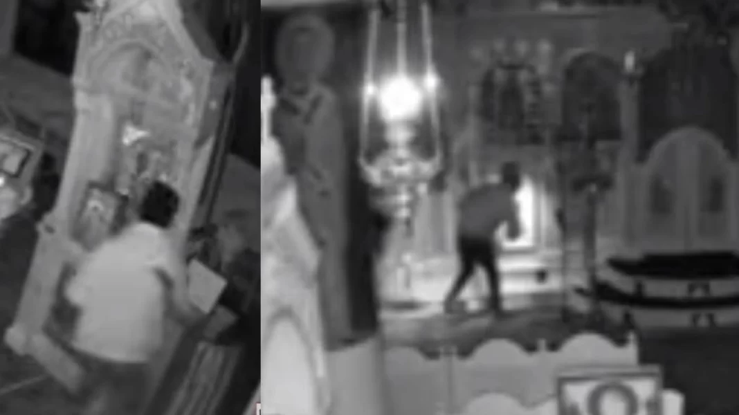 Συνελήφθησαν νεαροί ιερόσυλοι – Βίντεο με τη στιγμή που αρπάζουν τάματα και χρήματα από εκκλησία