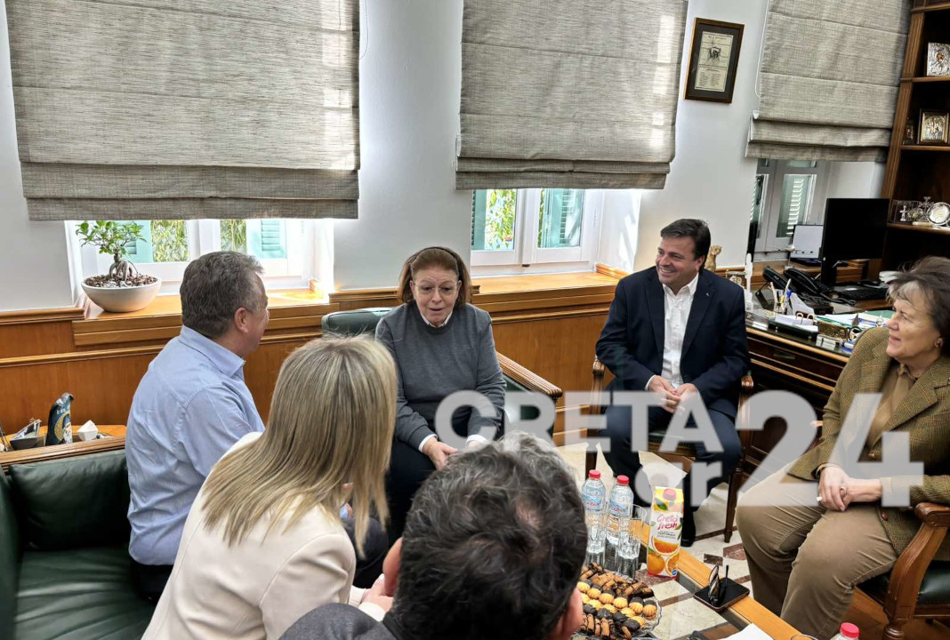 Στο Ηράκλειο η Λίνα Μενδώνη – «Πρέπει να δοθεί μια τελική ώθηση στα ζητήματα που εκκρεμούν»