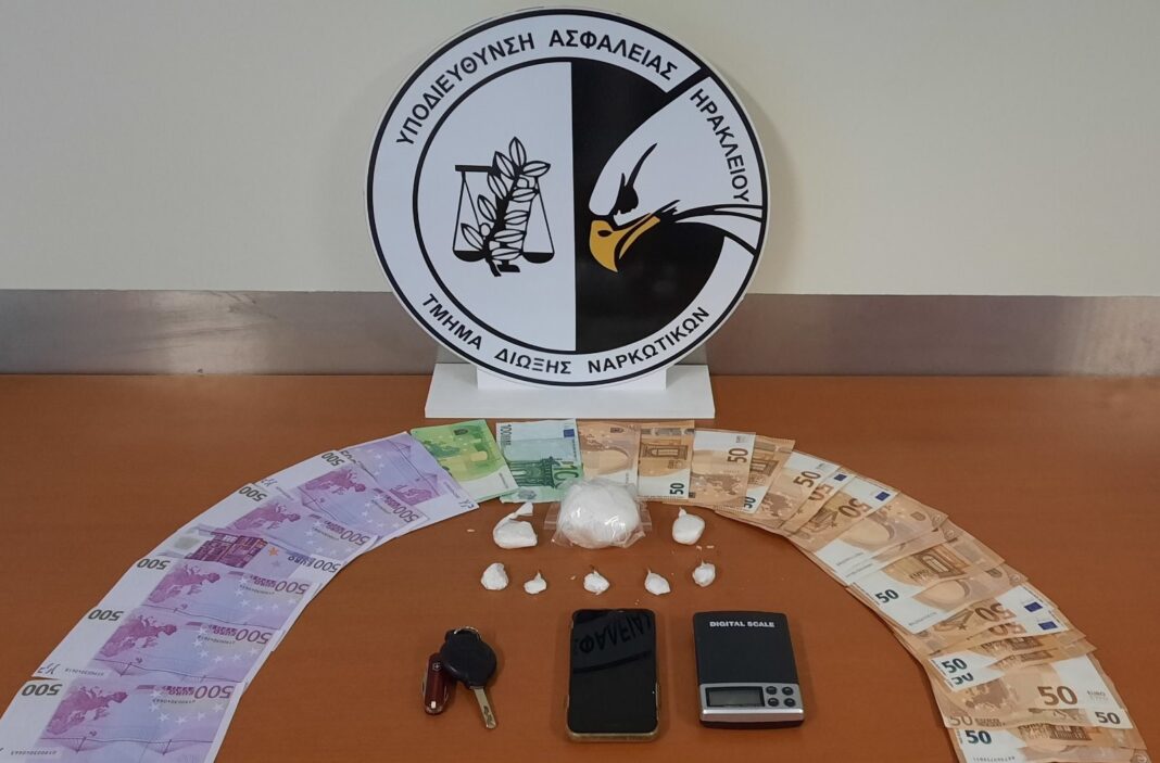 Δύο συλλήψεις στο Ηράκλειο για κοκαΐνη