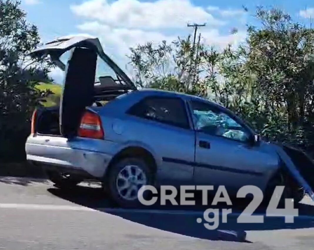 Κρήτη: Αυτοκίνητο συγκρούστηκε με όχημα που μετέφερε φιάλες υγραερίου