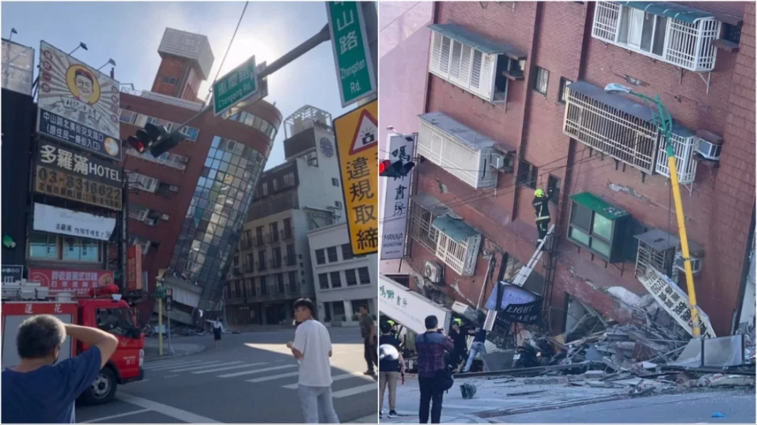 Σεισμός 7,5 Ρίχτερ στην Ταϊβάν: 4 νεκροί και 50 τραυματίες – Τουλάχιστον 26 τα κτήρια που έγειραν ή κατέρρευσαν