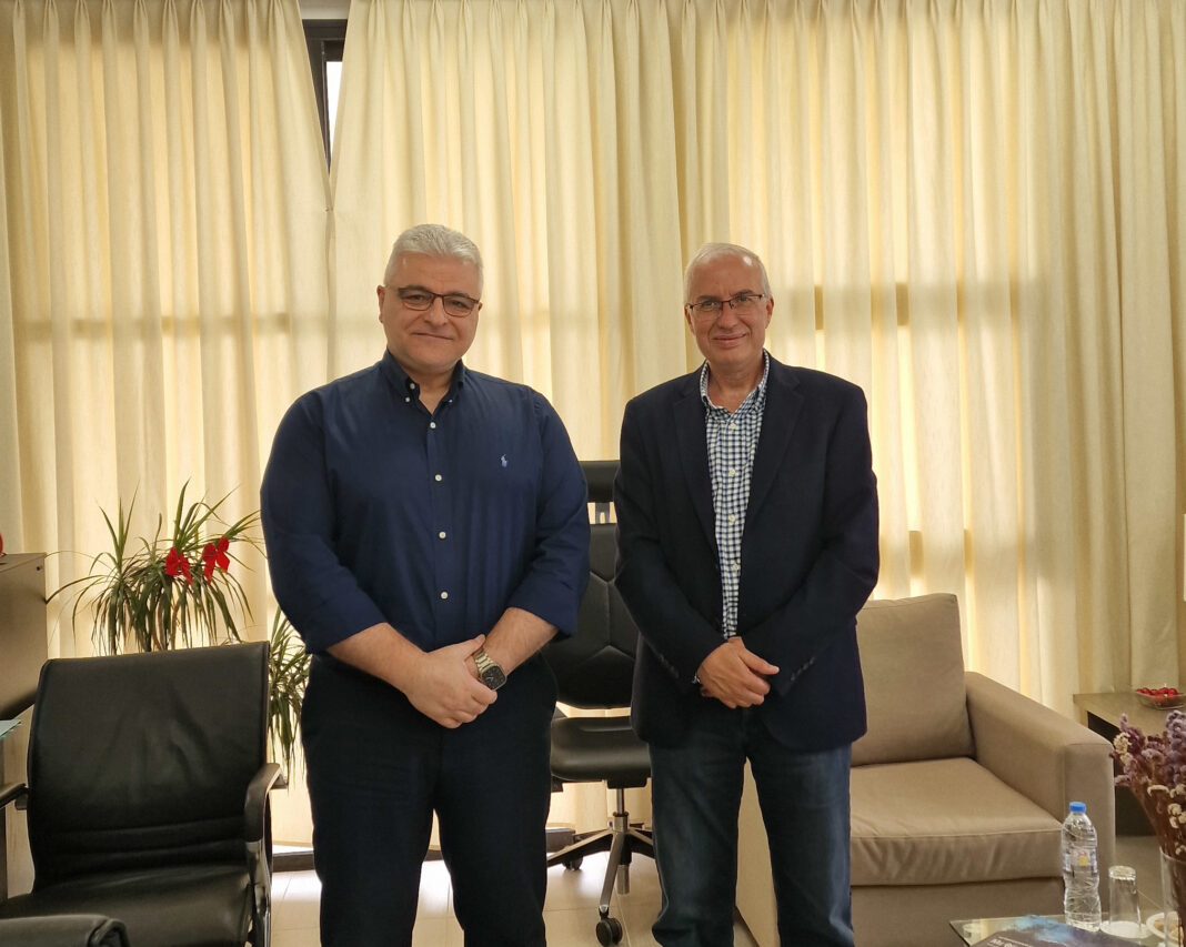 Συνάντηση του Εντεταλμένου Συμβούλου του Δήμου Ηρακλείου Νίκου Κονταράκη με τον Πρόεδρο του ΙΤΕ