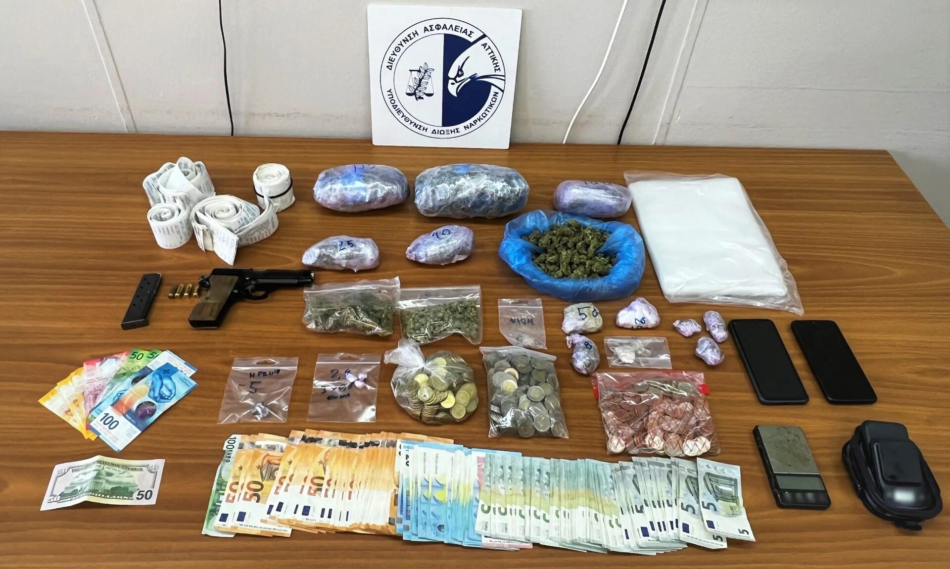 Εντοπίστηκαν ναρκωτικά και πιστόλι - Μία σύλληψη