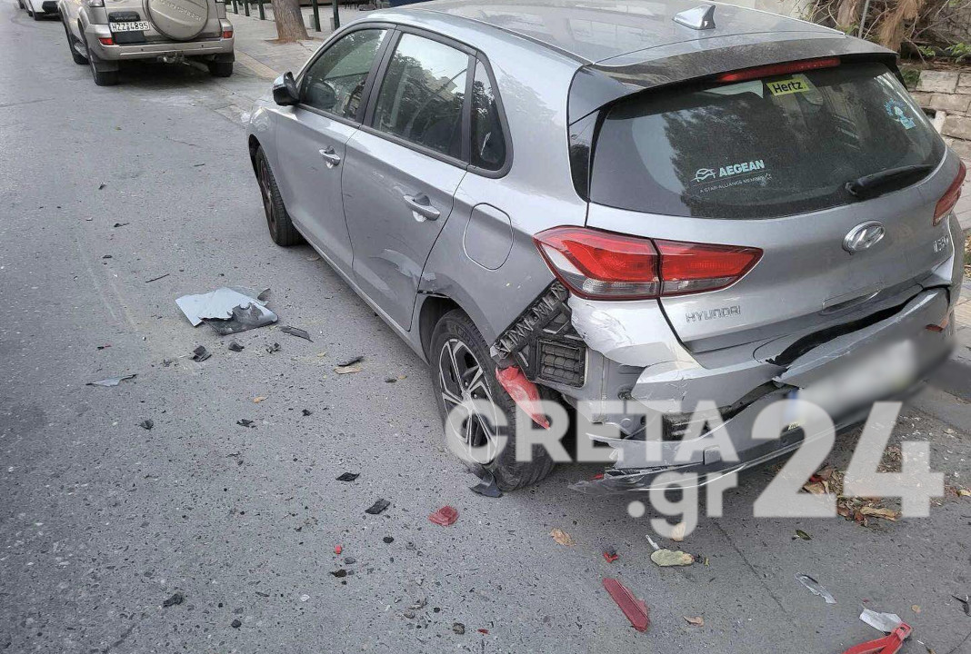 Hράκλειο: Ψάχνουν τον οδηγό που έκανε σμπαράλια σταθμευμένα οχήματα