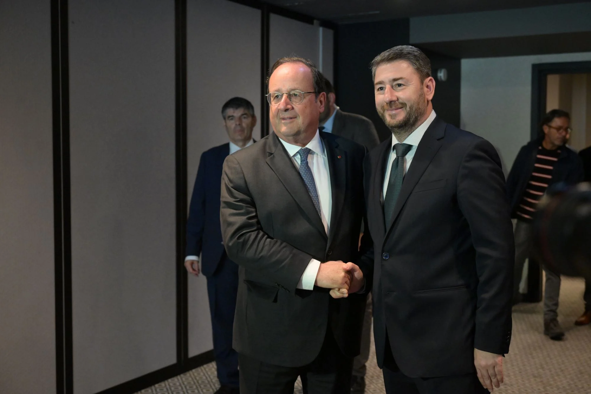 Συνάντηση Νίκου Ανδρουλάκη και François Hollande