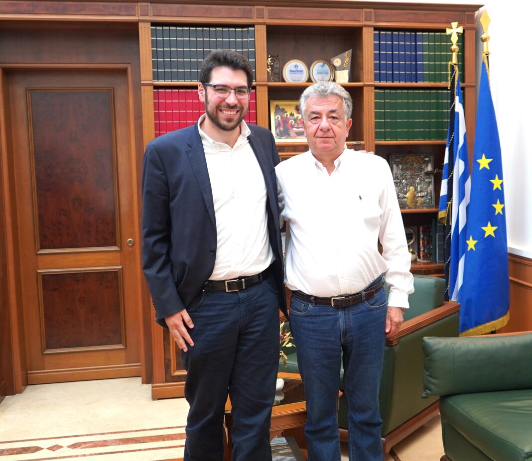 Στον Περιφερειάρχη Κρήτης ο υποψήφιος ευρωβουλευτής Λ. Καρχιμάκης